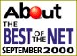about.com - Best of the Net - September 2000