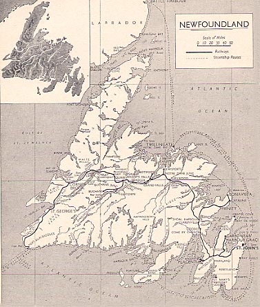  Newfoundland on Newfoundland Railways   Railroads In Newfoundland   Newfoundland